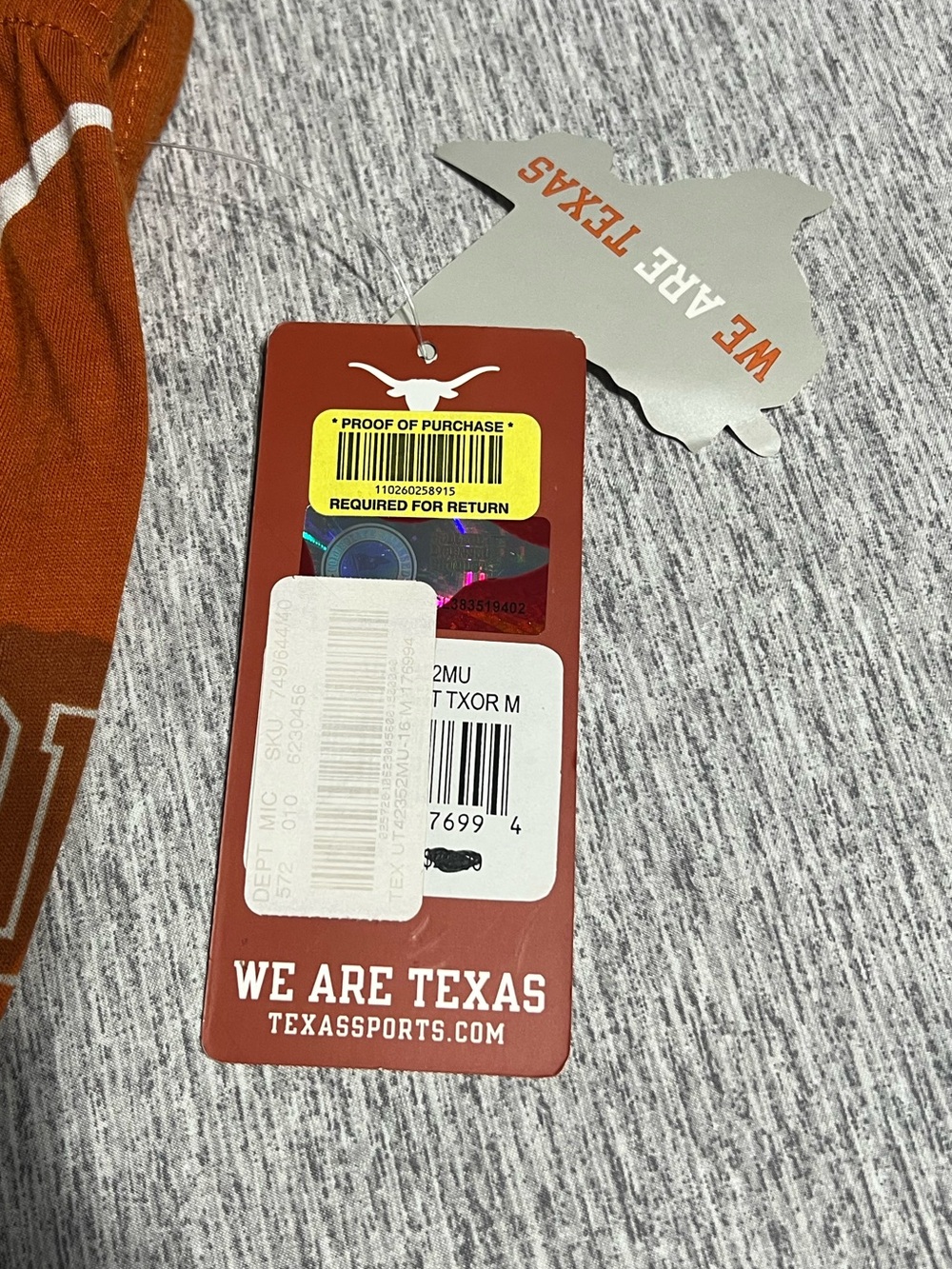 University of Texas Longhorns Burnt Orange Lounge Pants / PJ Bottoms - Picture 8 of 11